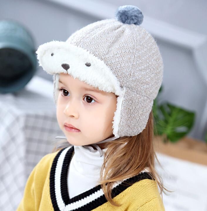 Acheter 19 Nouveau Design Hiver Chaud Chapeau Polaire Thermique Pour Enfants Chldren Polaire Oreille Manchons Bonnets Chapeau Mignon Bebe Filles Bonnet Sport Beret En Plein Air De 2 2 Du Babymum Fr Dhgate Com