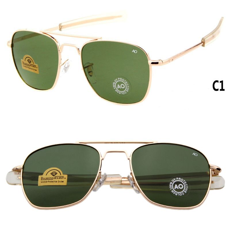 Wholesale Brand New Ao American Optical Pilot Sunglasses Original Pilot Sunglasses Ops M Army Sunglasses Uv400 With Glasses Case From Guyuan99 10 13 Dhgate Com