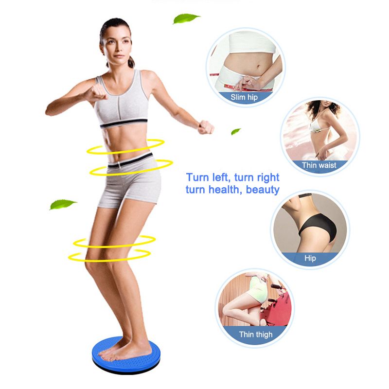 HOLSM-III Twist Board Exercise Stepper - Ab Workout Board For Home Fitness & Weight Loss