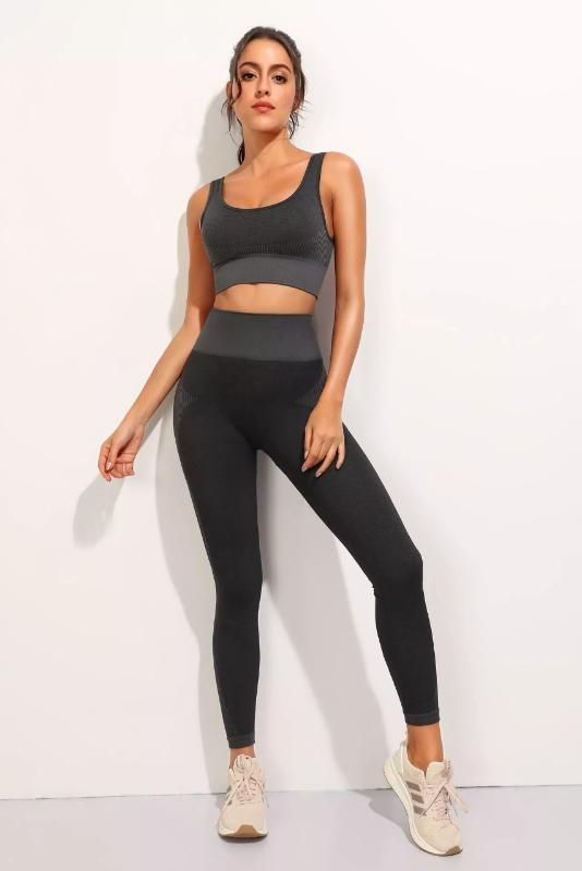 GXQIL Gym Woman Sportswear Seamless Fitness Suit 2020 Yoga Set Women  Jogging Femme Sports Bra Shorts Leggings Kit Gray3672660 From Jhhz, $16.6