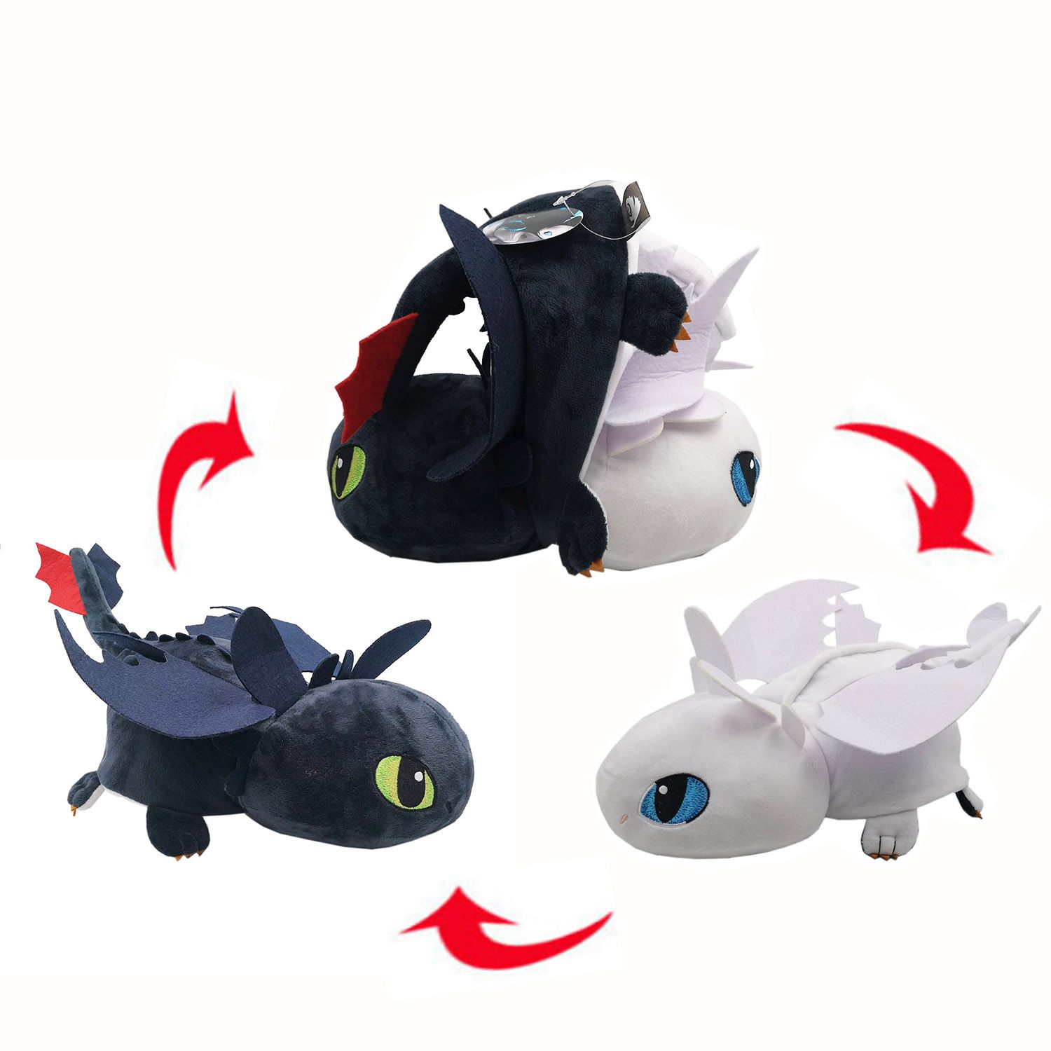 night fury dragon stuffed animal