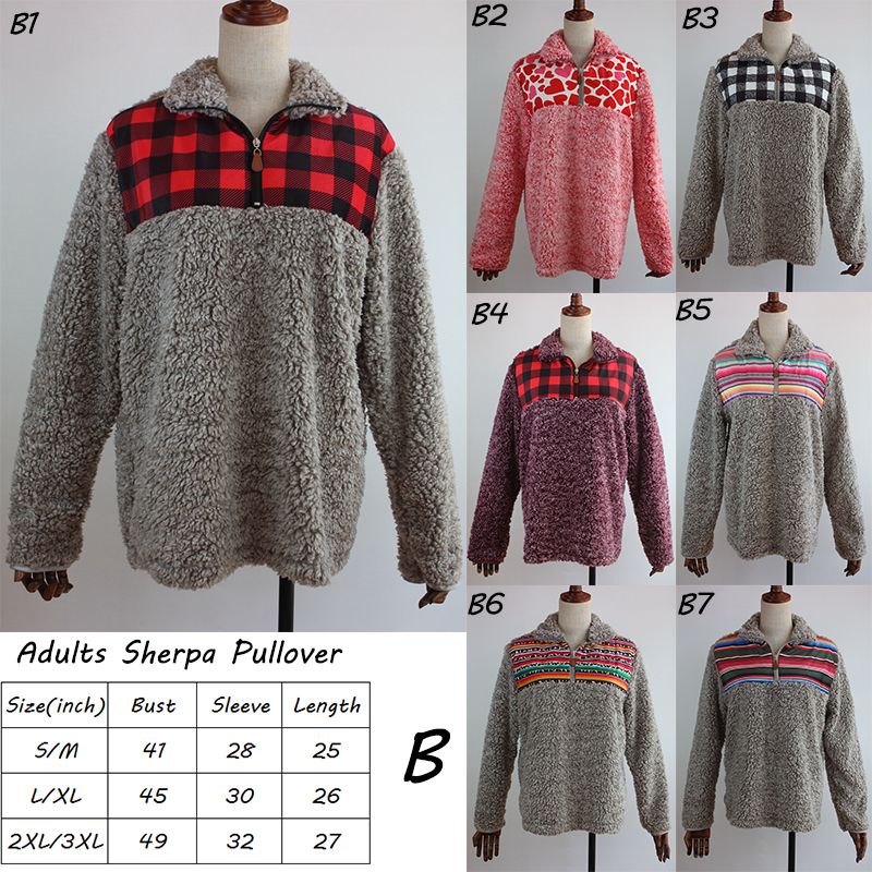 2xl sherpa pullover