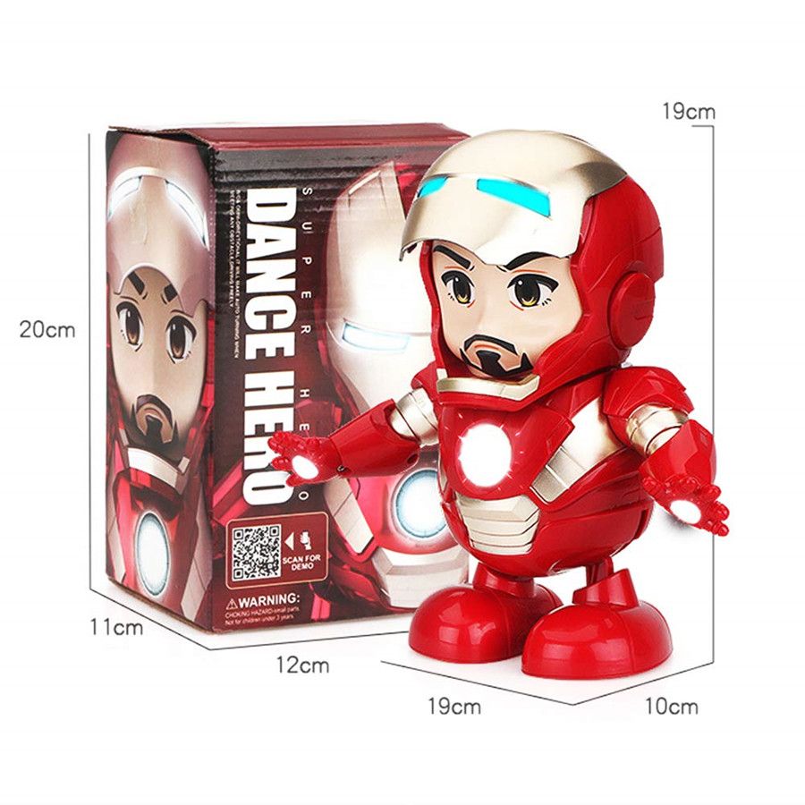 juguete iron man que baila