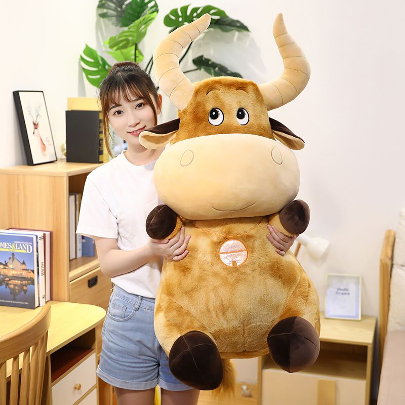 giant stuffed bull