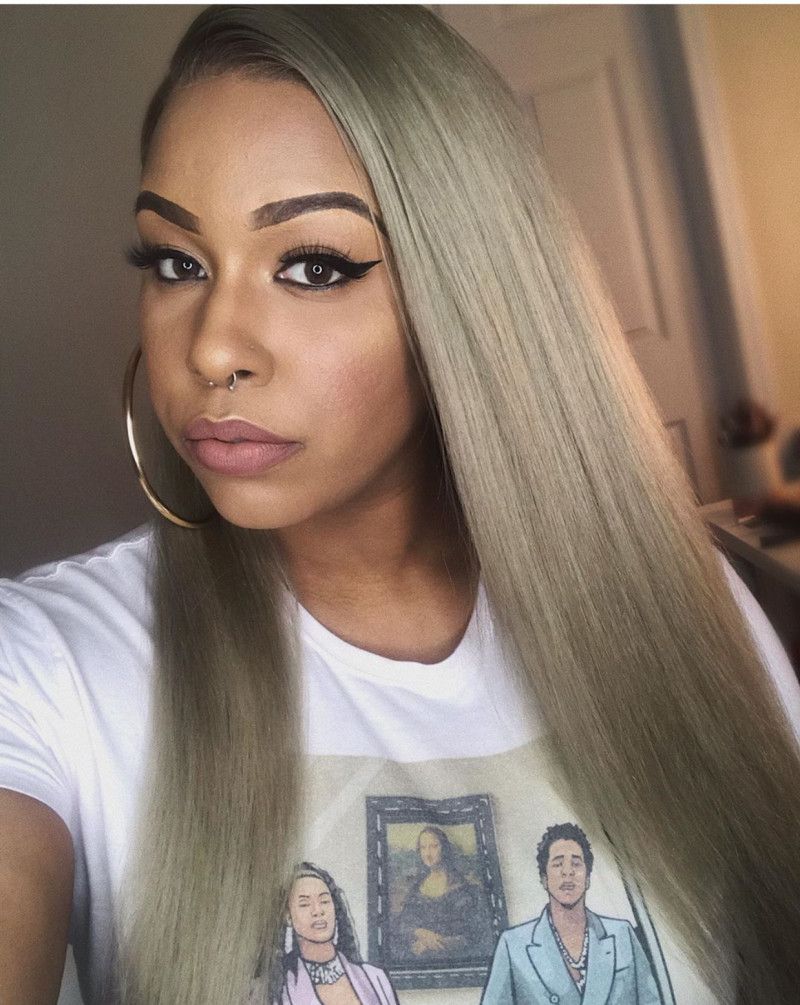 Brazilian Human Hair Lace Front Wigs 1bt 18 Silky Straight Full