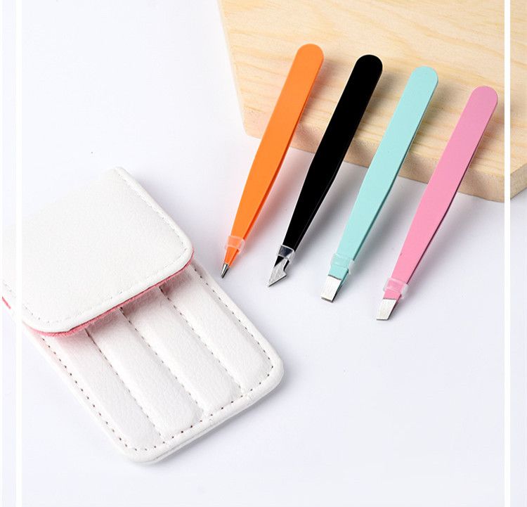 Dhl Free Set With Bags Colorful Stainless Steel Slanted Tip