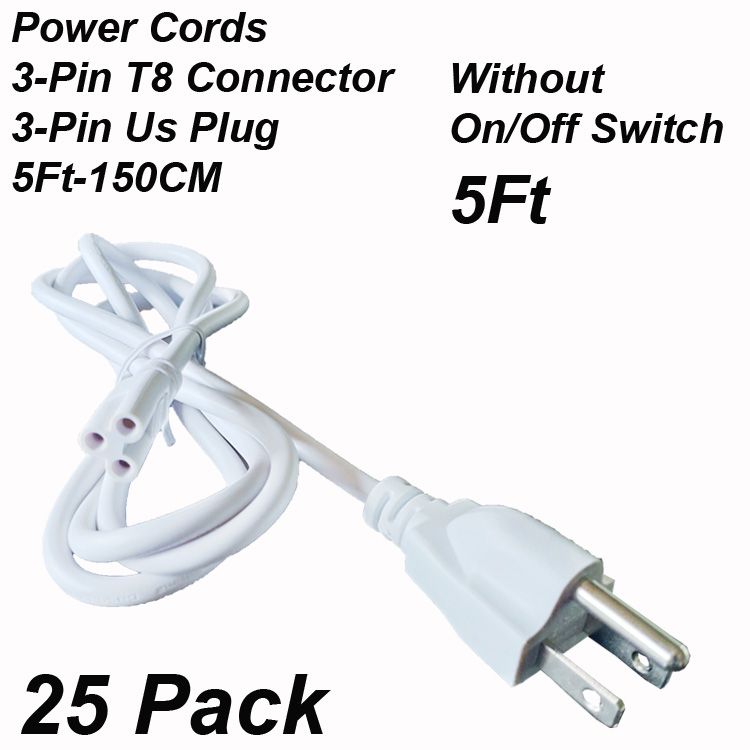 5Ft Power Cords Without Switch