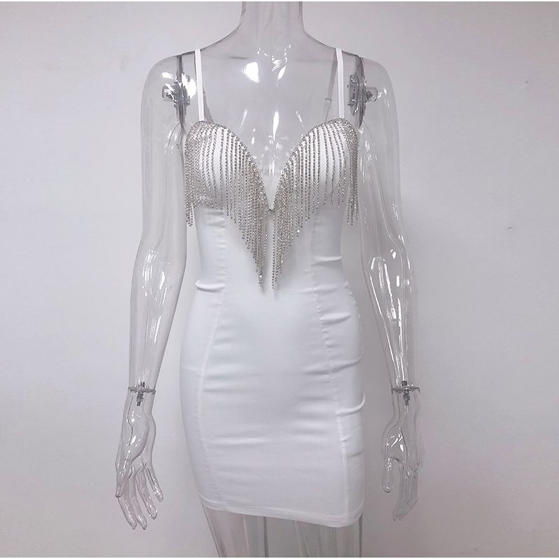 fringe diamond dress