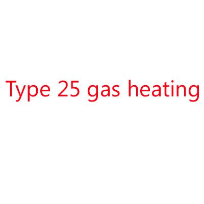 25 Type gasverwarming