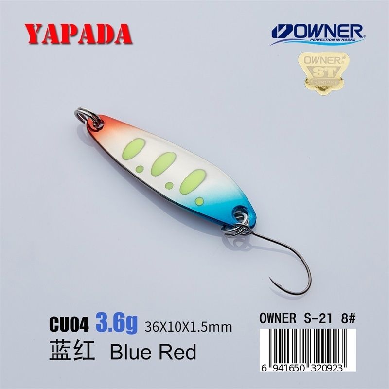 3.6g Blue Red 1pcs