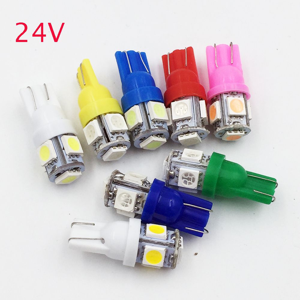 Blue 2 x ICE 5 5050-SMD LED T10 194 168 W5W wedge light bulbs LED Lights