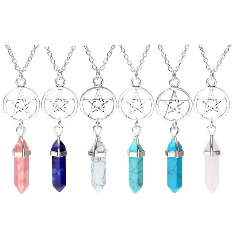 Whole Natural Chakra Pendant Necklaces Gem Stones Fashion Jewelry Bullet Shape Circle Five Star Women Quartz Crystal Charm Necklace For Girls Lady Rose Gold Opal From Yambags 0 9 Dhgate Com - Quartz Crystal Chakra Pendant Whole Natural Chakra Pendant Necklaces Gem Stones Fashion Jewelry Bullet Shape Circle Five Star Women Quartz Crystal Charm Necklace For Girls Lady Rose Gold Opal From Yambags 0 9 Dhgate Com - Quartz Crystal Chakra Pendant