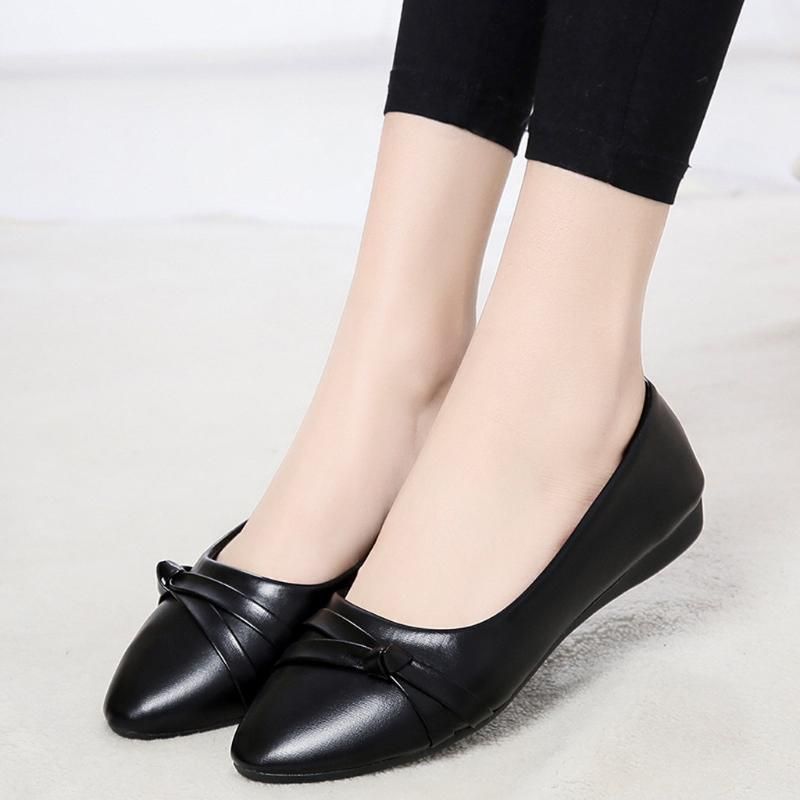 leather slip on trainers ladies