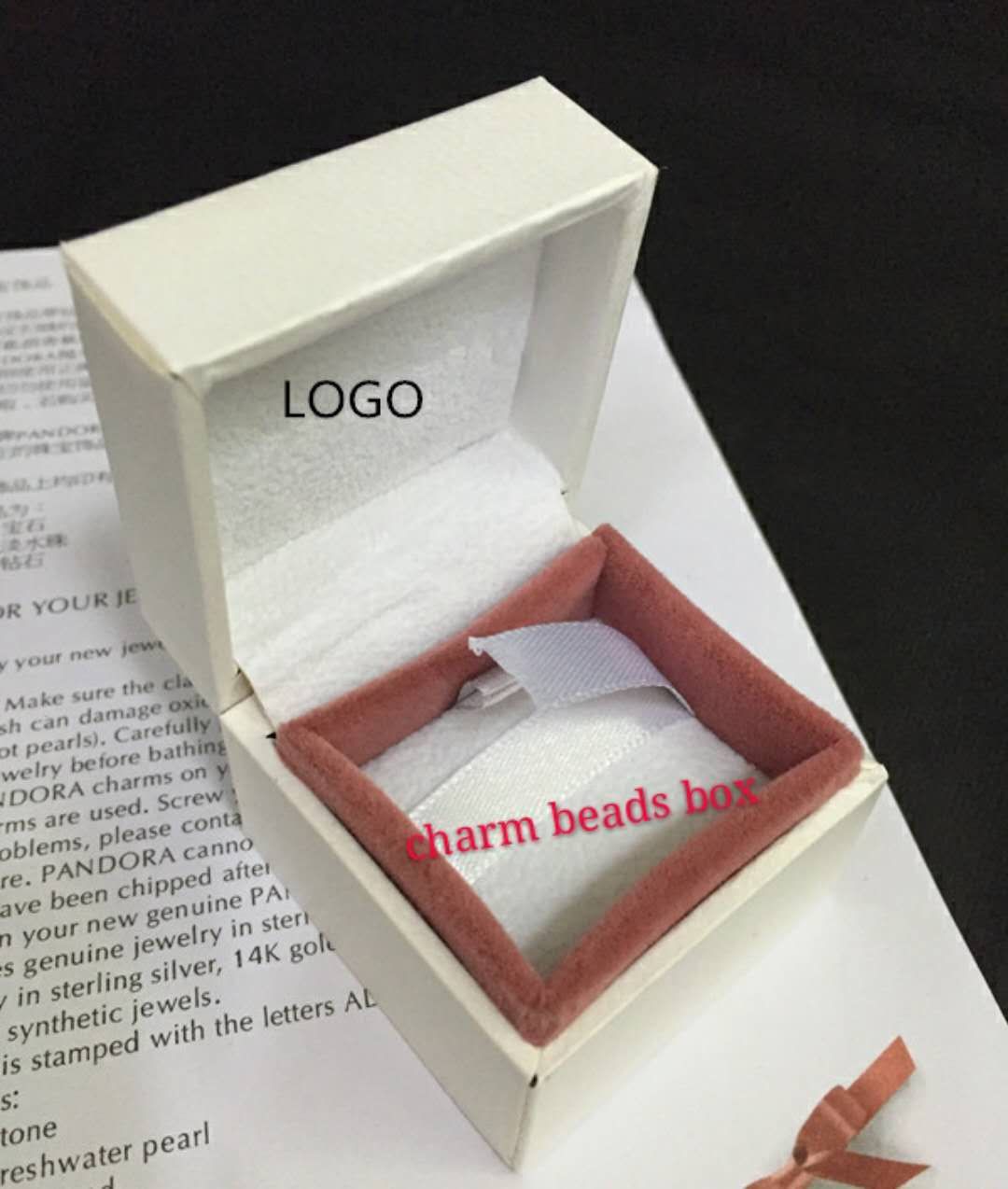 charm bead box