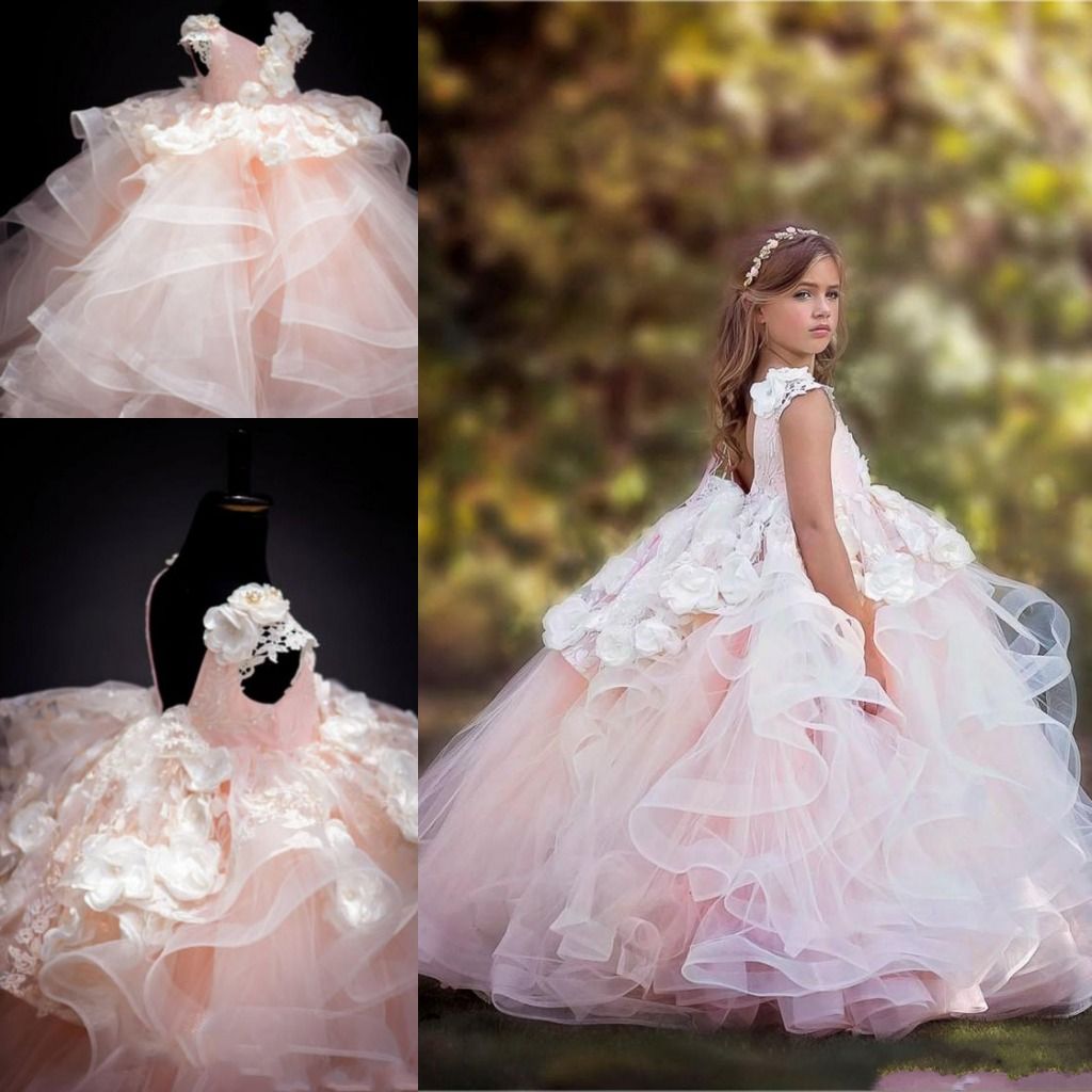 light pink little girl dress