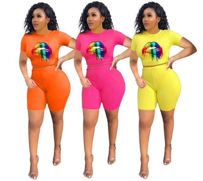 Womens Sportswear Short Sleeve Outfits 
