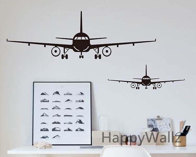 Compre Gran Avión Etiqueta De La Pared 3d Decoración Del Hogar Aviones Arte Calcomanías Sala De Estar Dormitorio Decoración Para Niños Habitación Papel Pintado Pegatinas A 9 83 Del Lotlot Es Dhgate Com