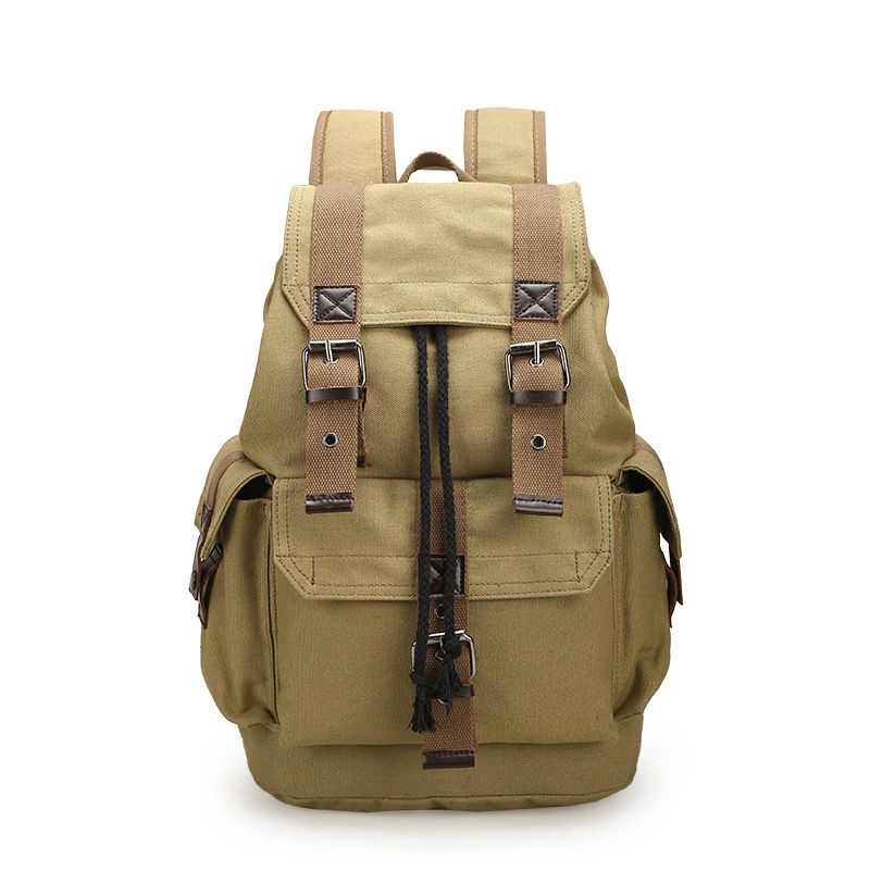 khaki rucksack