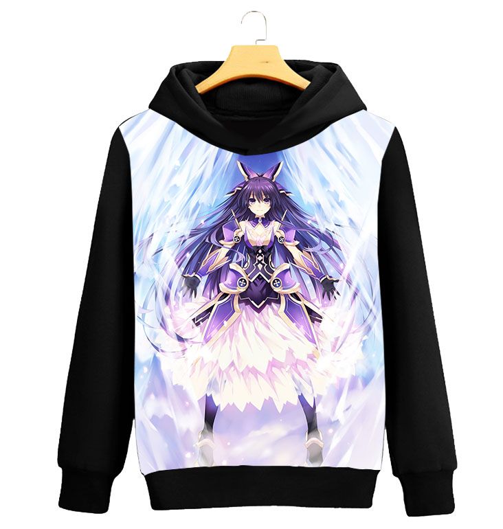 kurumi tokisaki moletom com capuz