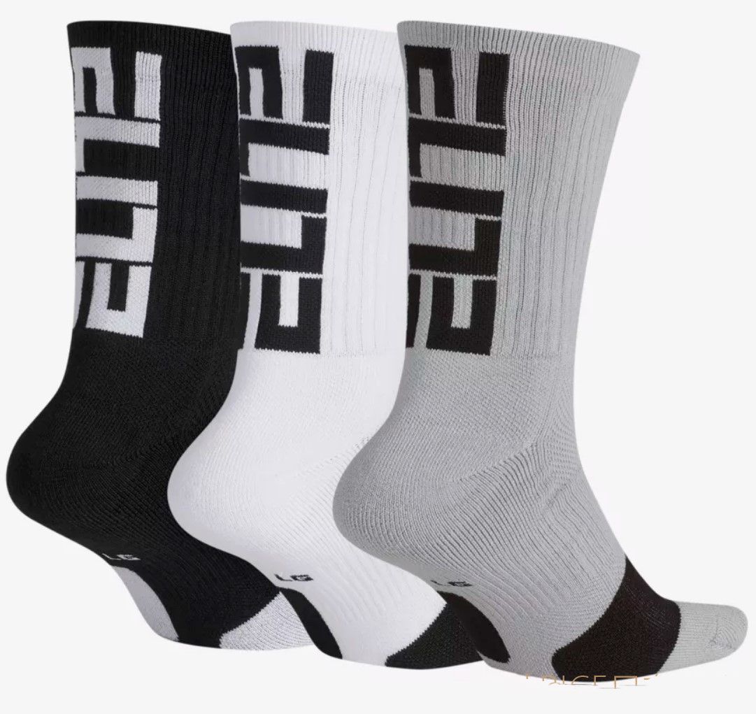 grey elite socks