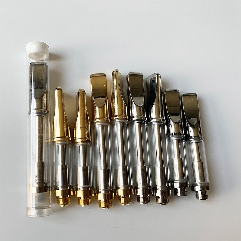 0.5//1ML Type Ceramic CCELL Tip Oil Cartridge Coil Pyrex Tank 510 Thread Lot