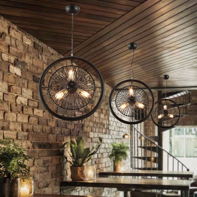 Vintage Retro Nordic Pendant Lights Windmill Rotated Lamps Bar Restaurant Club Pub Living Room Dining Room Aisle Stair Cafe Lamp From Rangcy2008 105 03 Dhgate Com