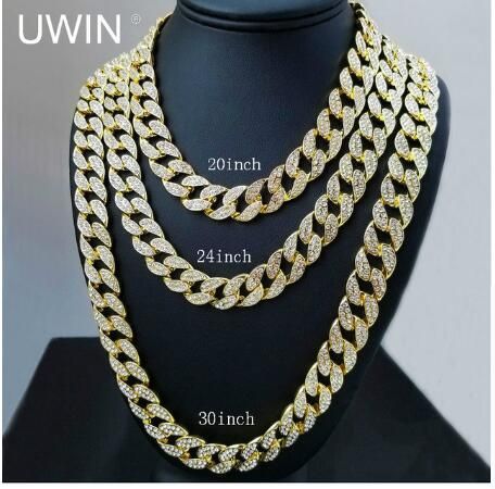 Classic Full Diamond Cuban Necklace 