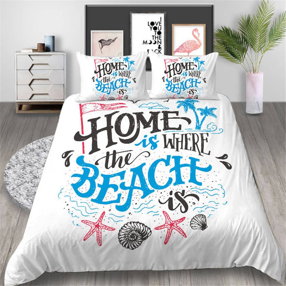 beach hut bedding sets