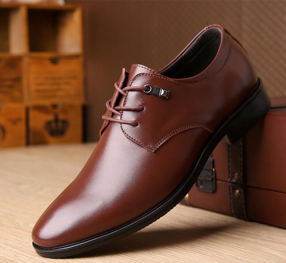 2019 Men Wedding Dress Leather Shoes Mens Footwear Business Adult
