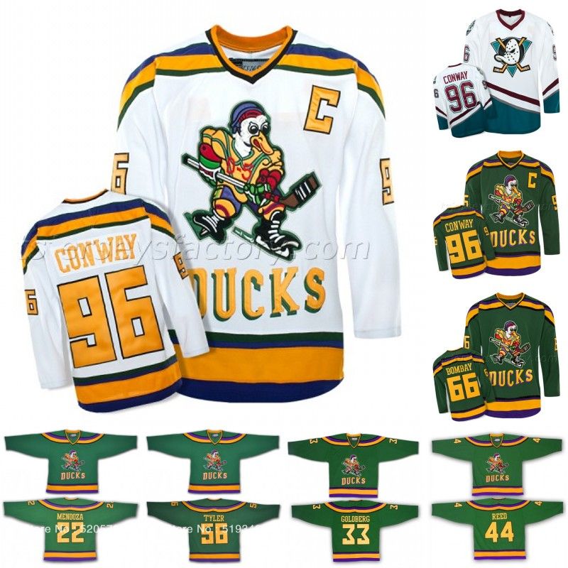 russ tyler mighty ducks jersey