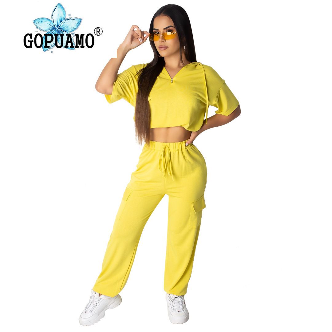 neon yellow sweatsuit