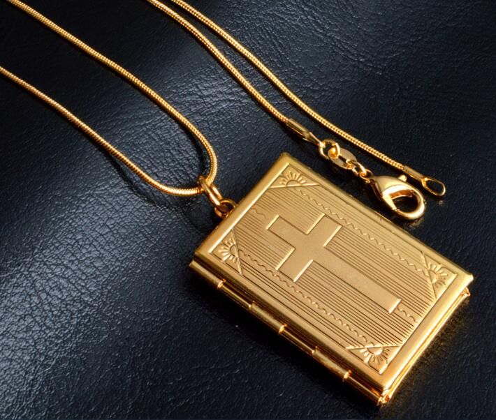 Newly Women Men Fashion Cross Pendant Chain Necklace Jewelry Silver Gold Plated