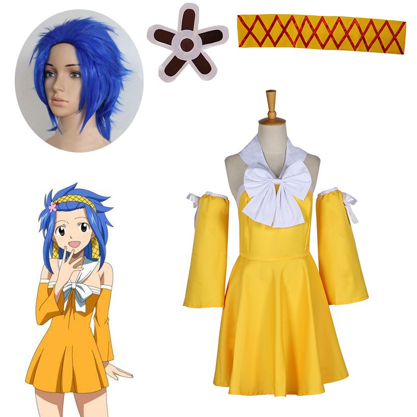 Fairy Tail Levy Outfits