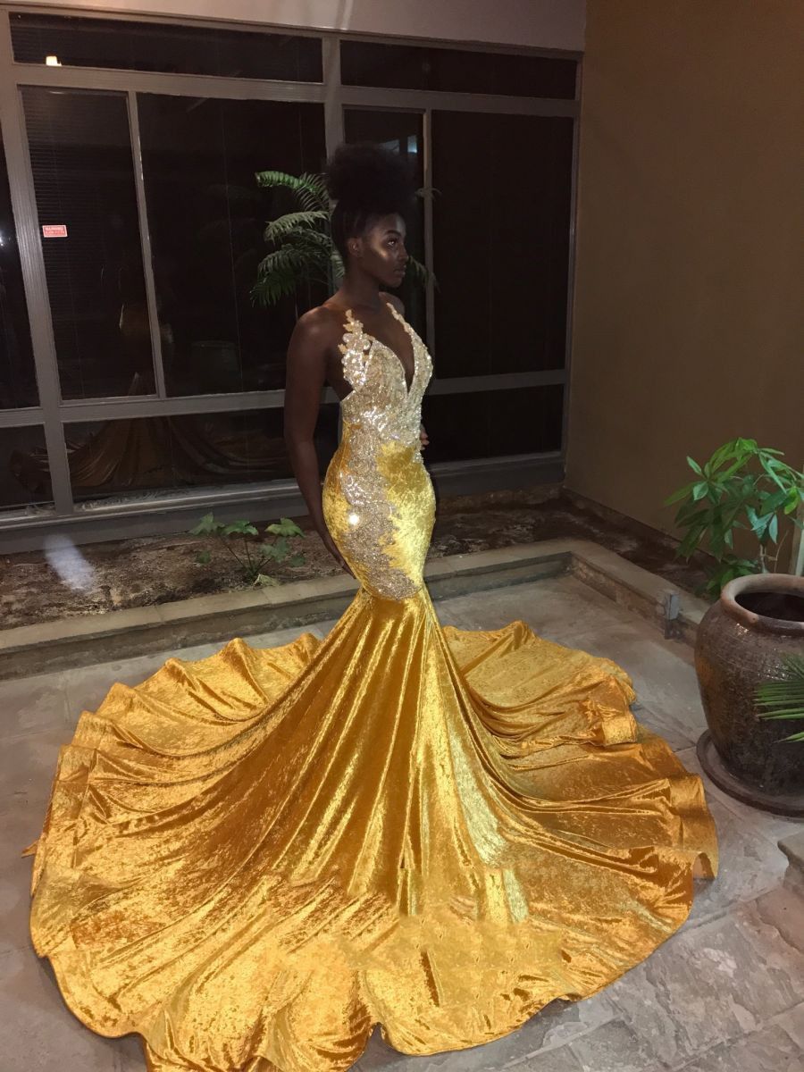 Ballkleid Lang Gold Ballkleid Lang Gold