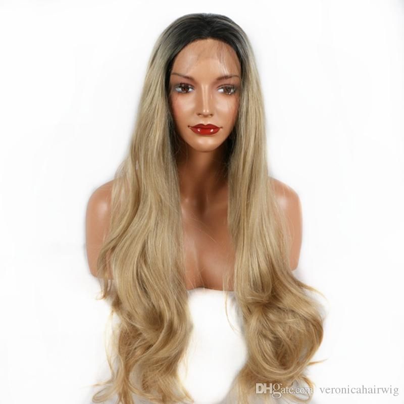 Kupit Optom Naturalnaya Pricheska Dlinnaya Obemnaya Volna Temnye Korni Blondinka Ombre Sinteticheskie Pariki Fronta Shnurka Dvuhcvetnaya Srednyaya Chast Termostojkoe Volokno Volos Zhenshiny Otsexylacewigs V Kategorii Sinteticheskie Pariki 2 560 Rub Na