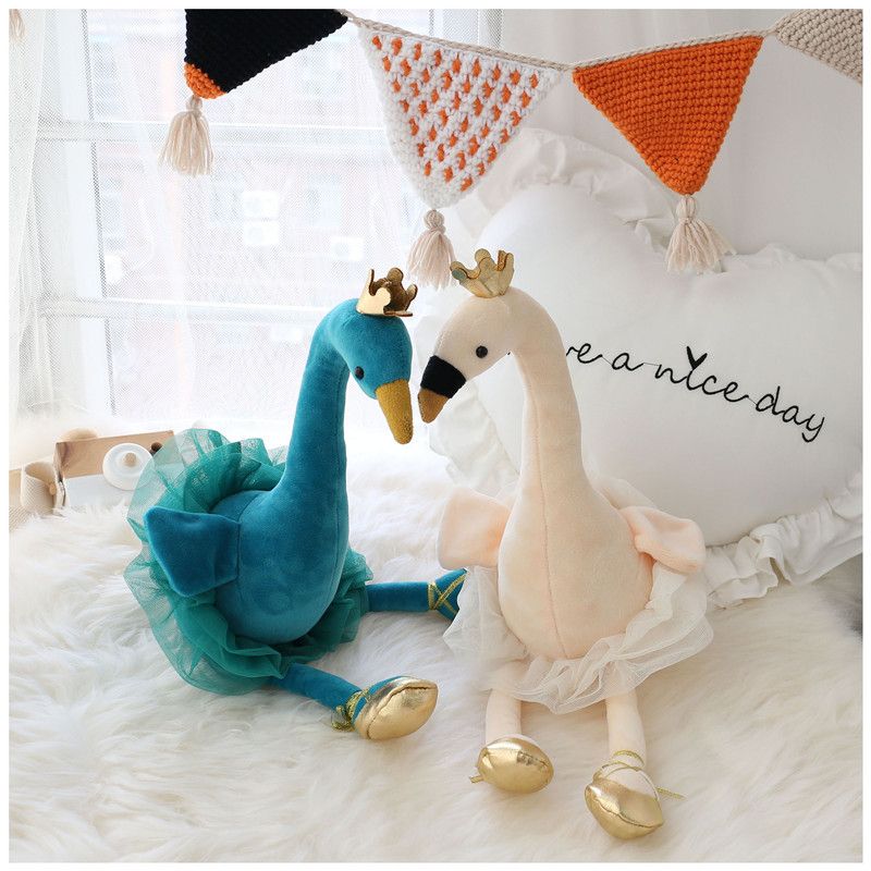 blue flamingo stuffed animal