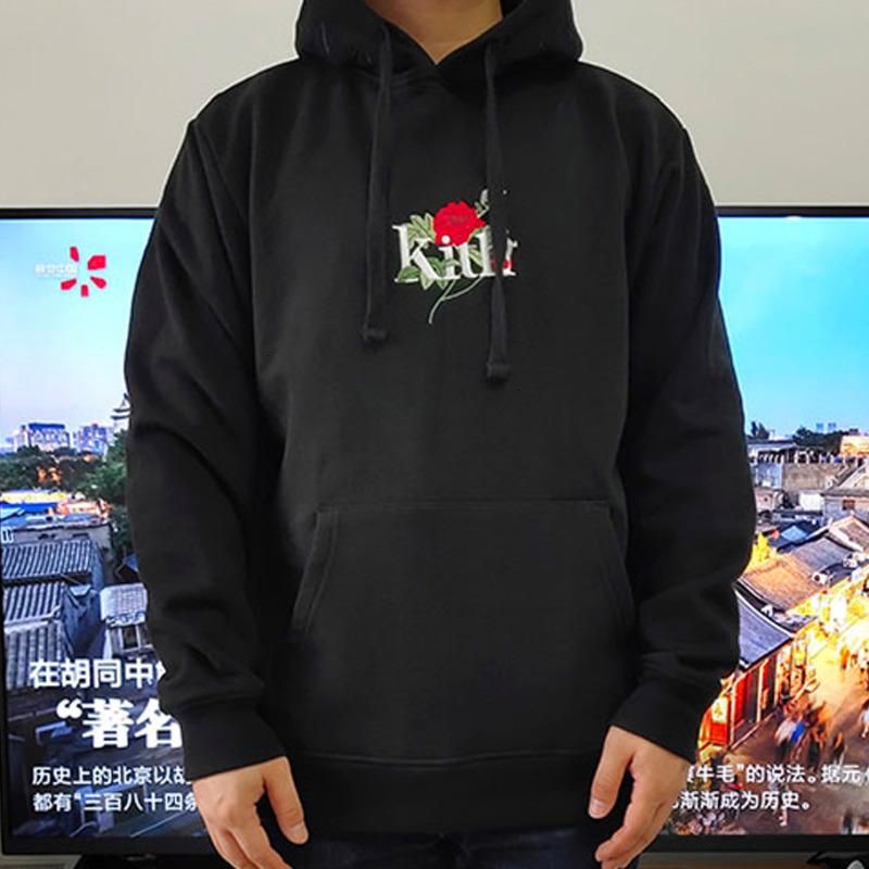 kith rose hoodie