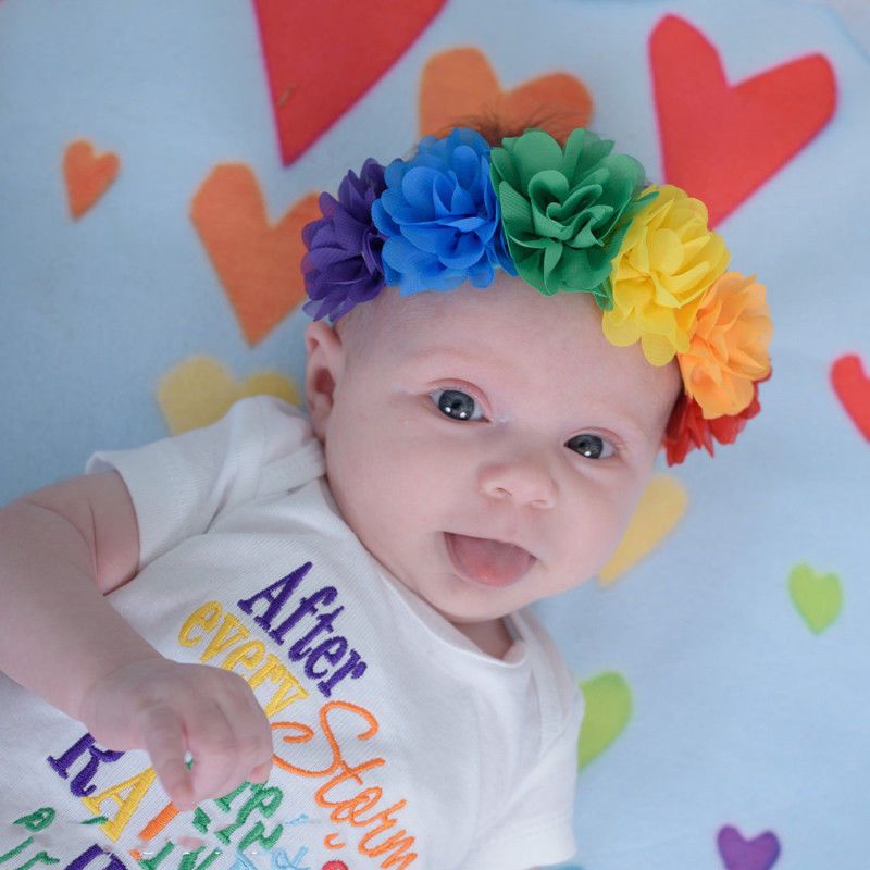Cute Kids Newborn Baby Girls Headbands Toddler Infant Flower