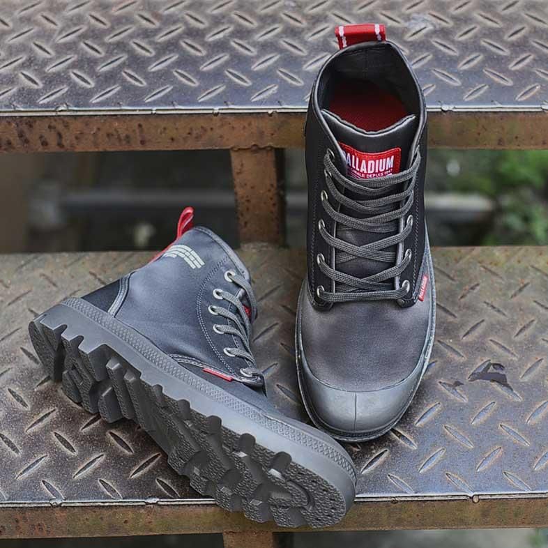 palladium suede boots