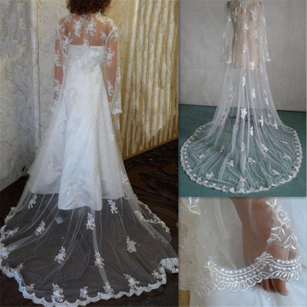 long lace wedding jacket