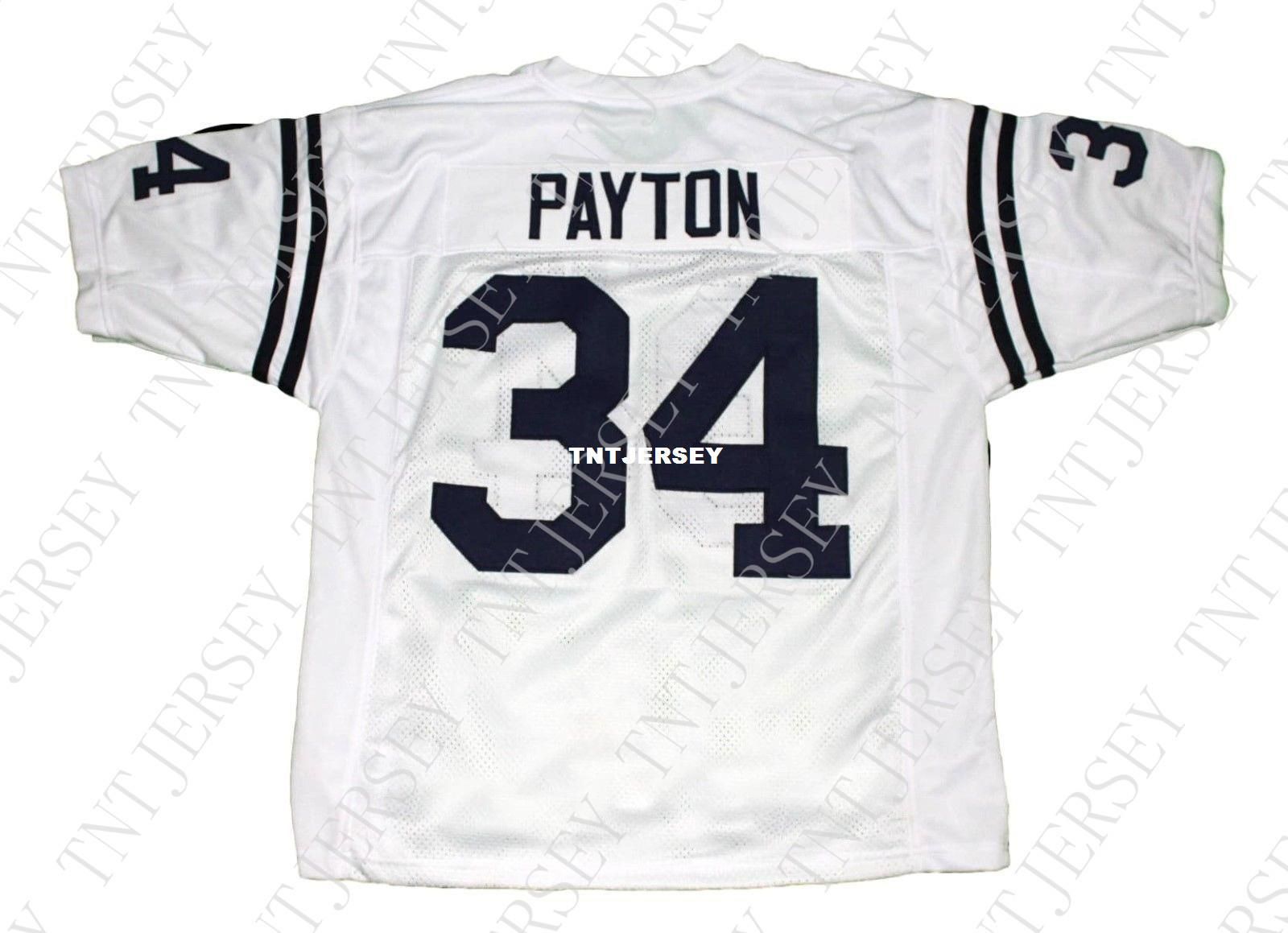 walter payton stitched jersey