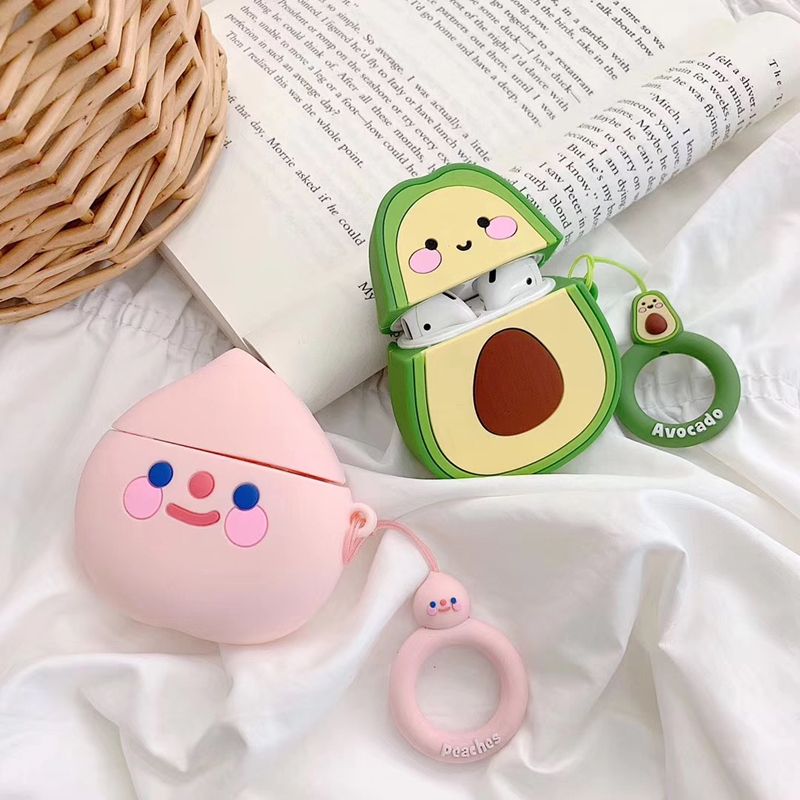 Acquistare Custodia Auricolari Airpods Custodia In Silicone Frutti Di Bosco  Pesca Copertura Apple Air Pod 2 Custodia Auricolari Accessori Auricolari  Economico | Consegna Veloce E Qualità | It.Dhgate