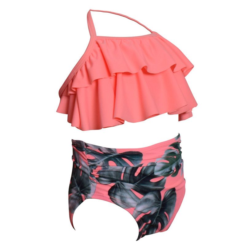 high waisted bathing suit kids