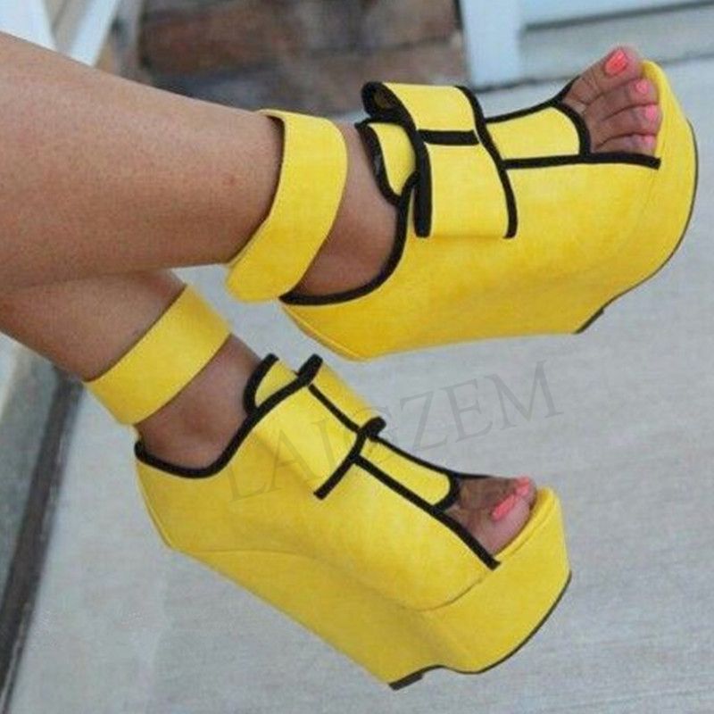cute yellow shoes