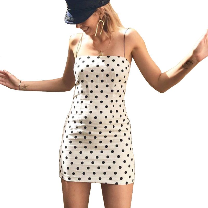 robe femme a pois