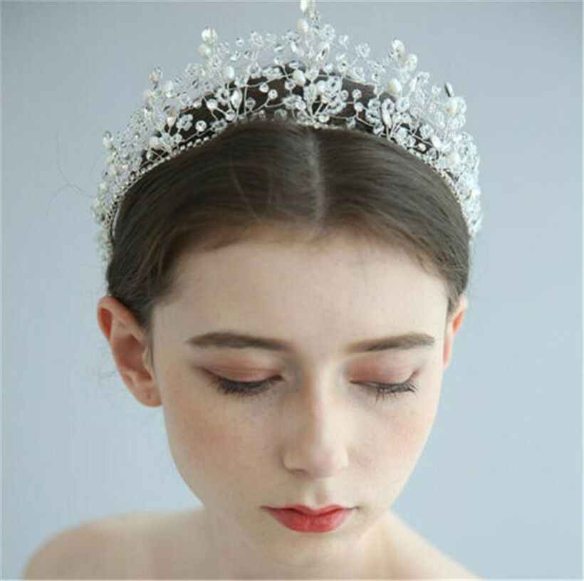 Vintage Wedding Bridal Crystal Rhinestone Headband Crown Tiara Hair Accessories