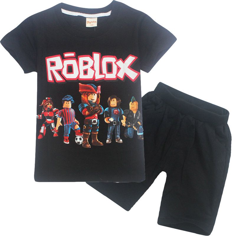 Compre Ropa De Algodon De Verano Para Ninos Roblox Estampado De Dibujos Animados De Manga Corta Ropa Para Ninos Camiseta Conjunto De Pantalones Cortos Confort Camiseta Ropa A 14 19 Del - imagenes para ropa de roblox