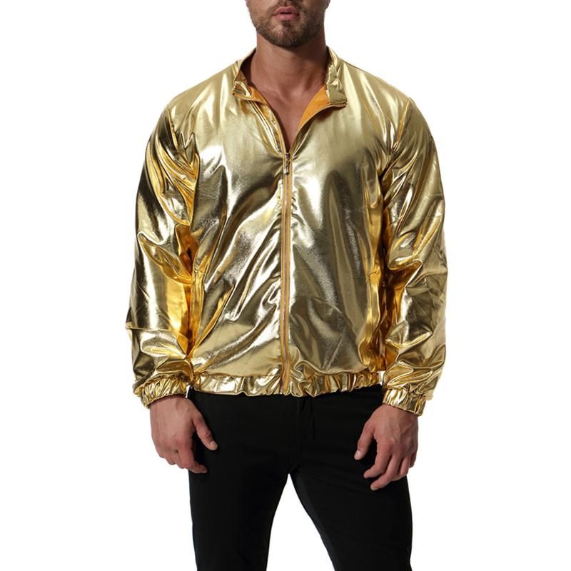 gold shiny jacket