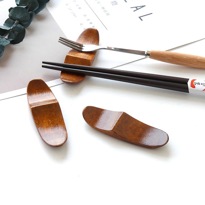 New Arrival Japanese Style Wooden Chopsticks Holder Household Cutlery