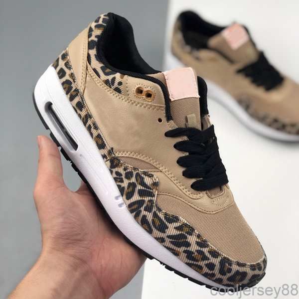 leopard print running trainers